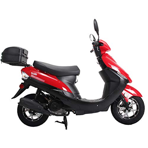 X-PRO Maui 50cc Moped with Electric Start and Rear Trunk H8995