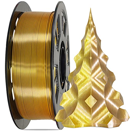 MIKA3D Bicolor Silk PLA 3D Printer Filament Bundle, 1.75mm, 6 Spools V5573