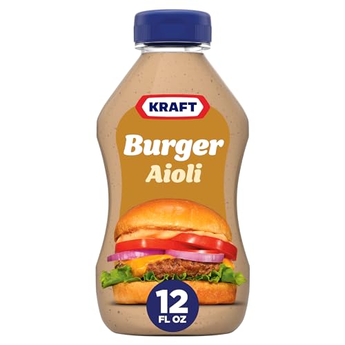Kraft Mayo Garlic Aioli (12 oz Bottle) (Packaging may vary) (Pack of 2)