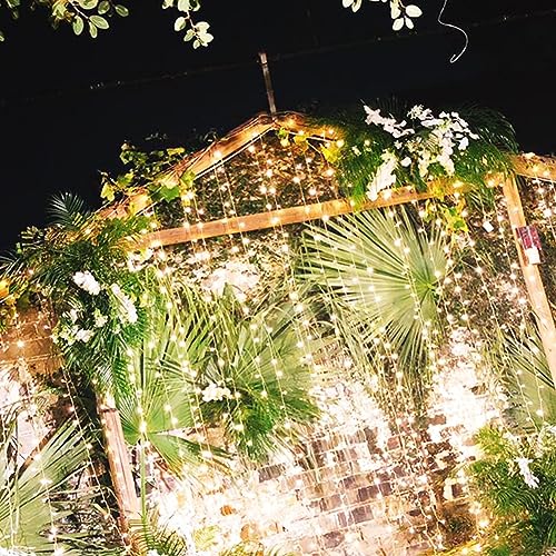 WATERGLIDE 300 LED Curtain Lights, Remote Control, Multicolor, Indoor Outdoor T948569