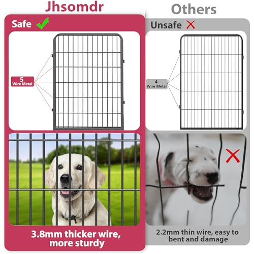 Dog Playpen 32 Inch 10 Panels Outdoor Dog Fence with Lock C803