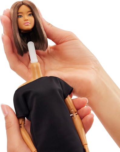 Barbie Basics Model 04 Collector Doll with Red Curly Hair and Black Mini Dress O916