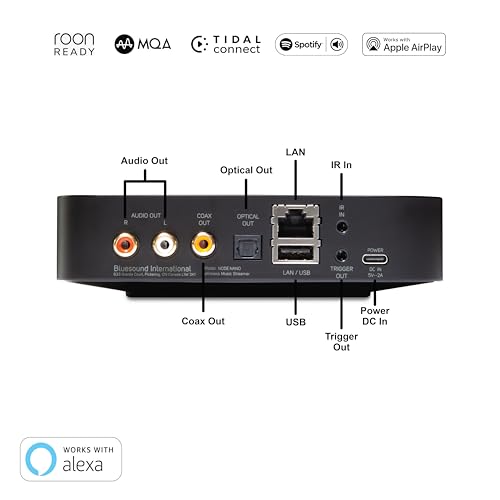 Bluesound Node Nano Wireless Hi-Res Multi-Room Music Streamer S488