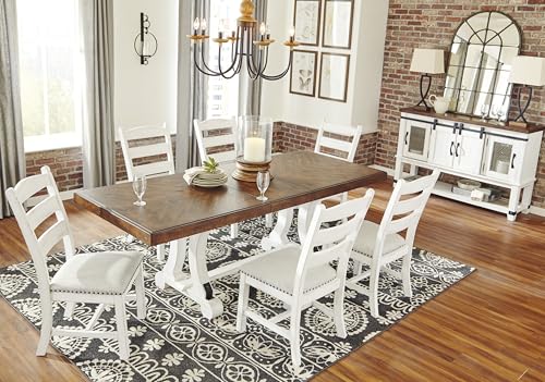 Signature Design by Ashley Valebeck Rustic Farmhouse 36" Counter Height Dining Table Y946