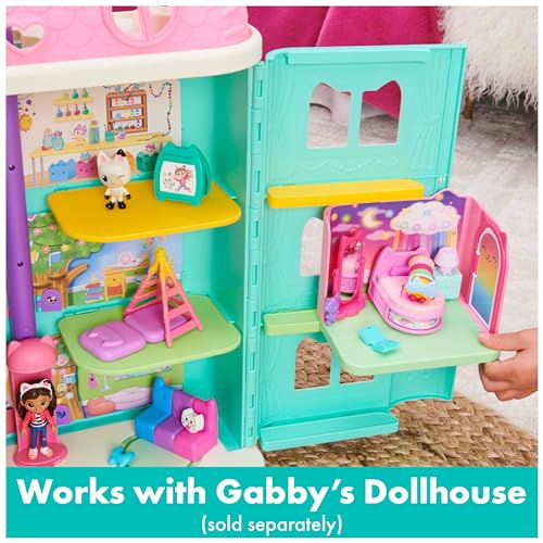 Gabby’s Dollhouse Purrfect Dollhouse with 15 Pieces, Kids Toys for Ages 3 and up Y434538