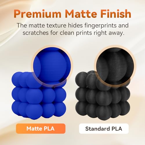 FLASHFORGE PLA Filament 1.75mm Burnt Titanium, Color Changeable 3D Printer Filament 1kg T433110
