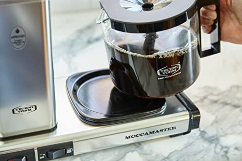 Technivorm Moccamaster 53941 KBGV Select 10-Cup Coffee Maker, Polished Silver G3553