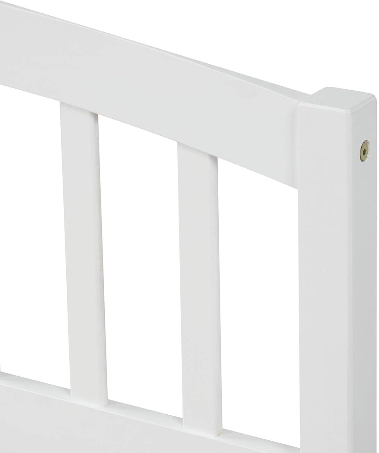 White Double Bed Frame with Storage Drawers and Headboard A3646