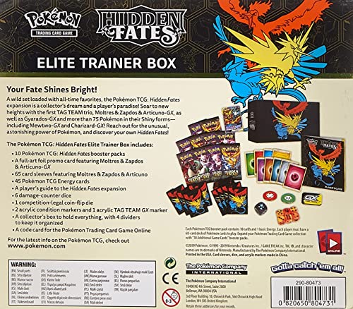 Pokemon TCG: Hidden Fates Elite Trainer Box E484183