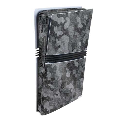MightySkins Carbon Fiber Gaming Skin for PS5 Digital Edition Disc Drive - Black Camo S1804