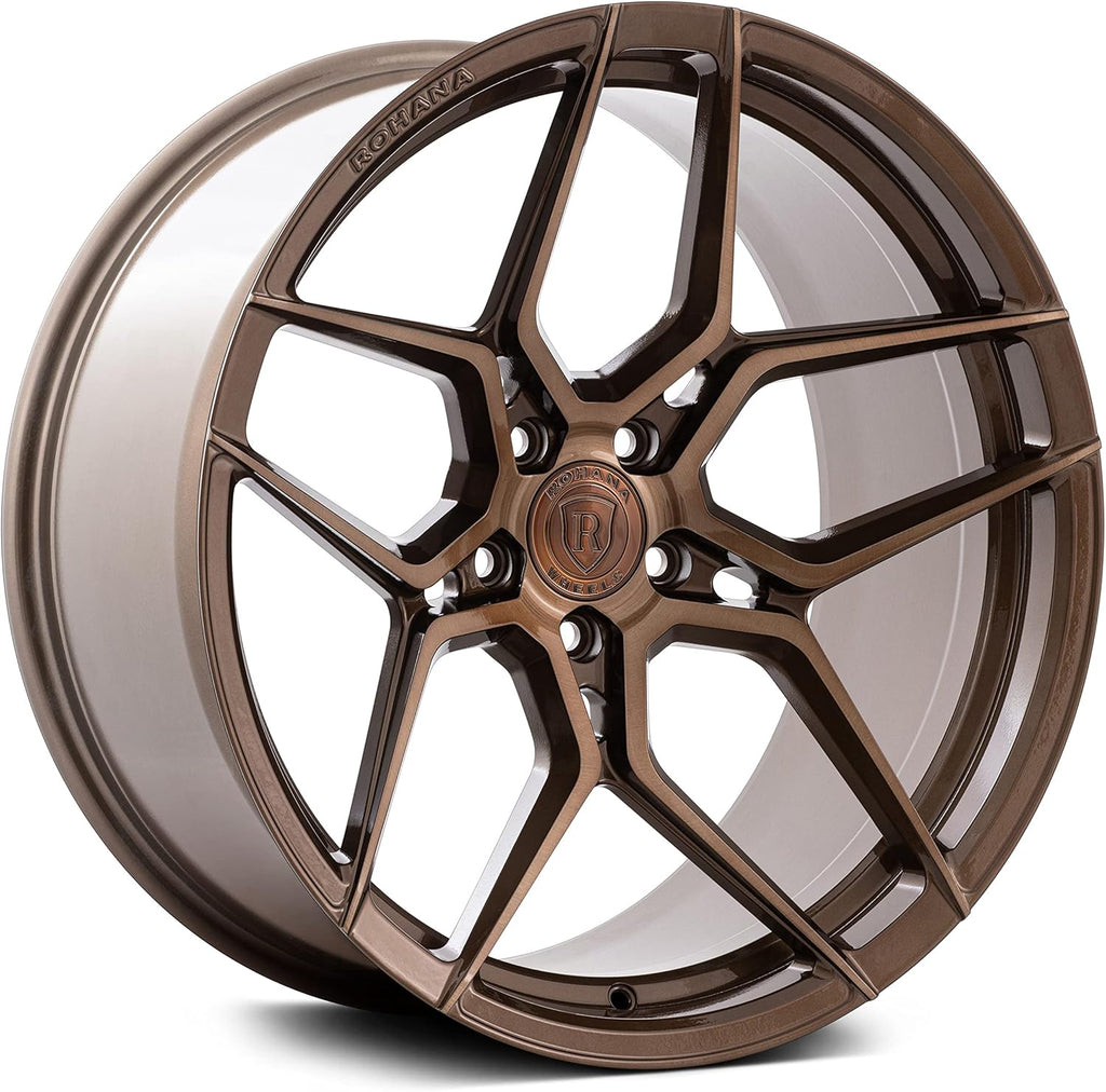 Rohana Wheels - RFX11, Wheel Diameter: 20 Size: 20x9 ET35 73.1 Offset: ET35 Bore: 73.1 Bolt Pattern: 5x114.3 Brushed Bronze (Standard) (RFX112095114BZ35)