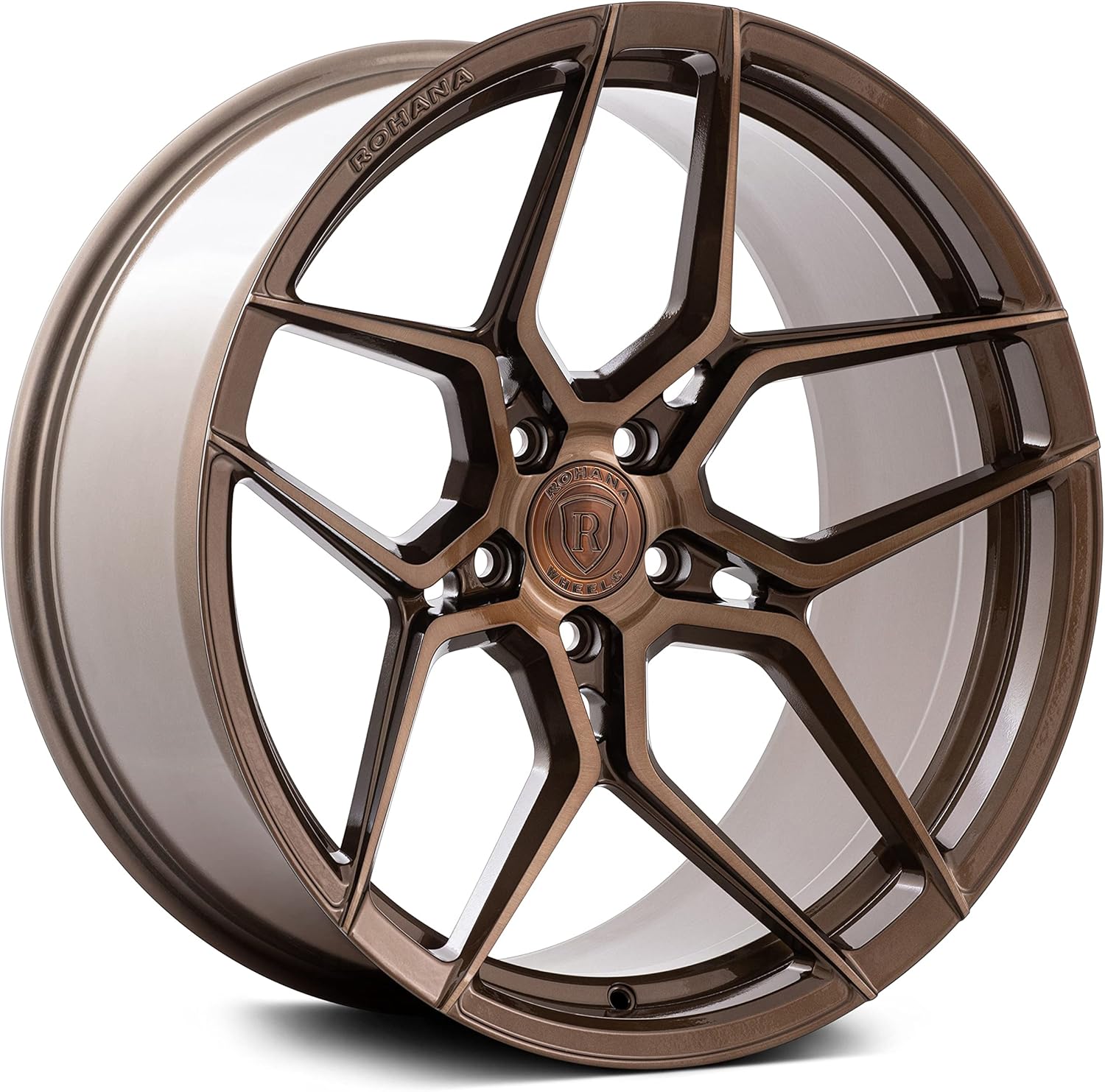 Rohana Wheels - RFX11, Wheel Diameter: 20 Size: 20x9 ET35 73.1 Offset: ET35 Bore: 73.1 Bolt Pattern: 5x114.3 Brushed Bronze (Standard) (RFX112095114BZ35)
