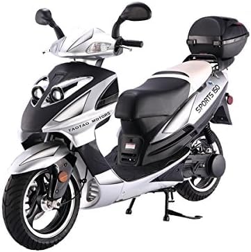 HHH 150cc Scooter Vienna 150 Fully Automatic CVT Gas Powered 150cc Moped LANCER150 Eagle with GY6 Engine (Black)