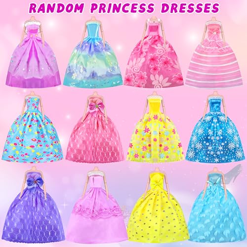 342 Pcs Doll Clothes and Accessories Playset for Girls G903