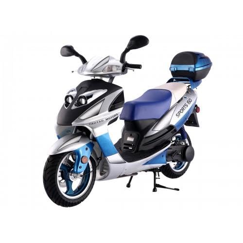 HHH 150cc Scooter Moped Street Gas Scooter with 13 inch Aluminum Wheels J98330