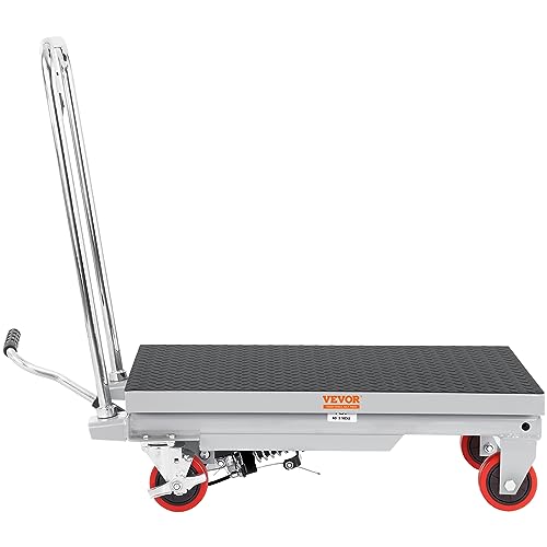 VEVOR Electric Lift Table 330 lbs Capacity, Height Adjustable, Black Y3219