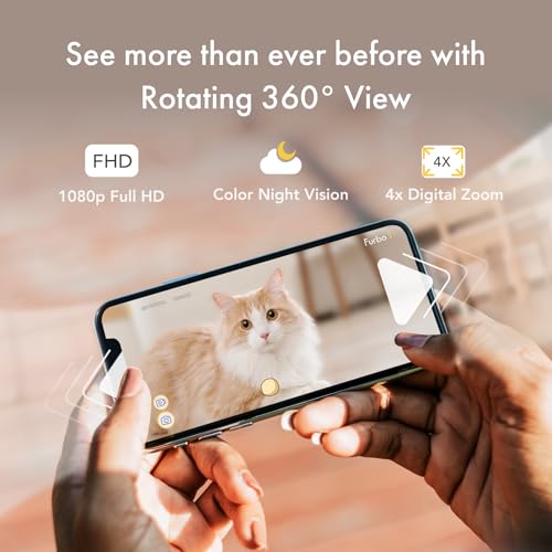 Furbo Mini Pet Camera with 2-Way Audio and Phone App N269659