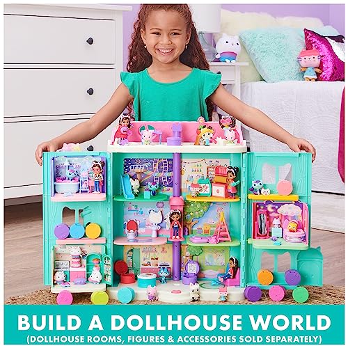 Gabby’s Dollhouse Purrfect Dollhouse with 15 Pieces, Kids Toys for Ages 3 and up Y434538