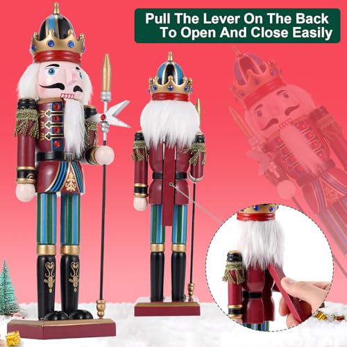 12 inch Wooden Nutcracker Ornament Swordsmen U177