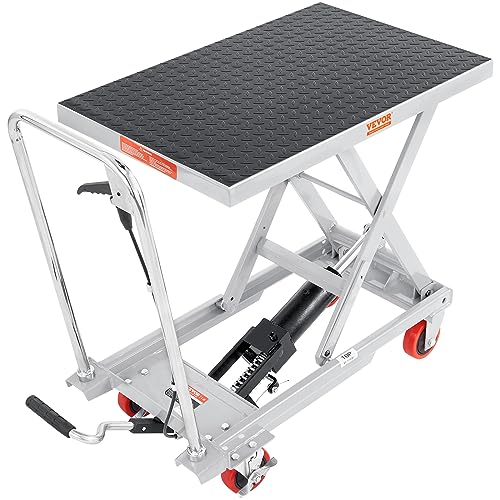 VEVOR Electric Lift Table 330 lbs Capacity, Height Adjustable, Black Y3219