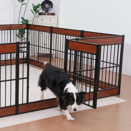 Dog Playpen 31.5" Indoor Heavy Duty Furniture Style Puppy Pen K408