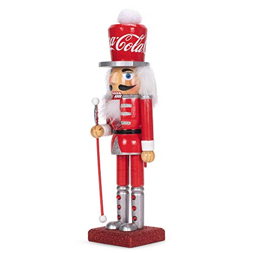 Coca-Cola Kurt S. Adler 10-Inch Wooden Nutcracker Multicolor V43168