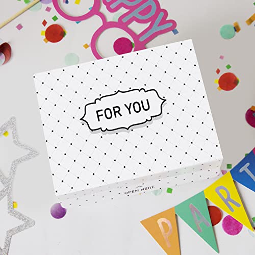 FETTIPOP Merry Christmas Exploding Confetti Gift Box, Pop Up Surprise, Prank Gift Wrapping Idea E58876