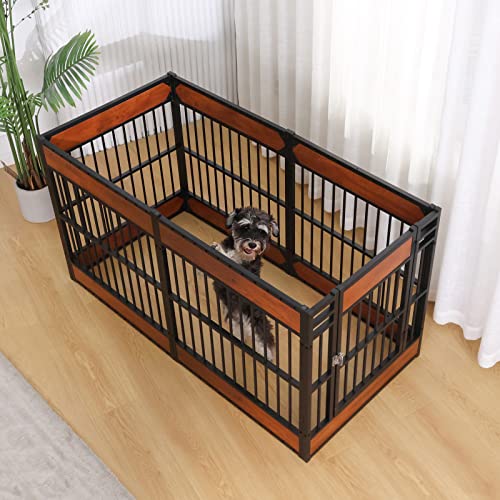 Dog Playpen 31.5" Indoor Heavy Duty Furniture Style Puppy Pen K408