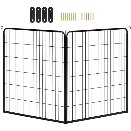 Yaheetech Dog Playpen Outdoor 40 Inch 8 Panels Metal Pet Fence I4784