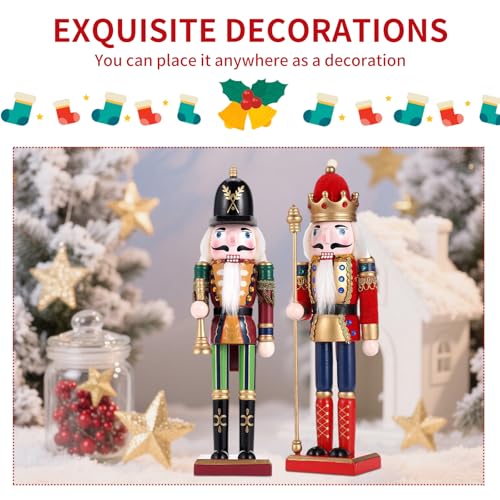 11.8 Inch Wooden Nutcracker Christmas Decor T403