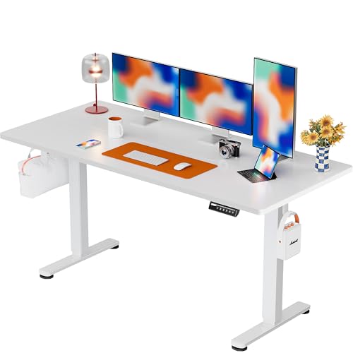ErGear Height Adjustable Electric Standing Desk 48 x 24 Inches, Walnut S608