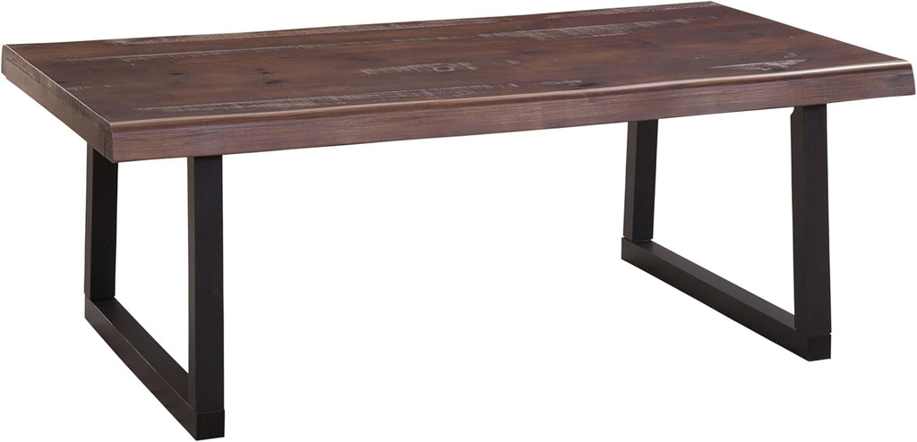 Jennings Live Edge 3 Piece Occasional Table Set, Brown R968