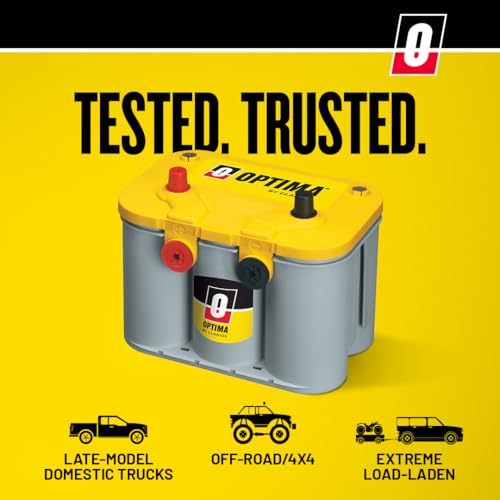 OPTIMA Batteries D35 YellowTop Dual Purpose Sealed AGM Battery, 620 CCA H7442
