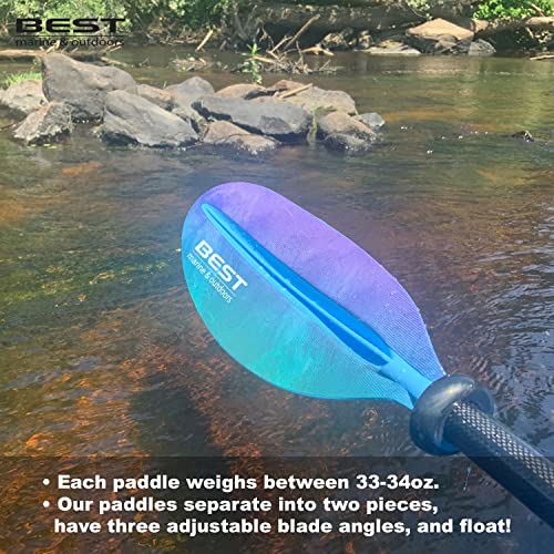Carbon Fiber Kayak Paddle for Adults, 220cm H326