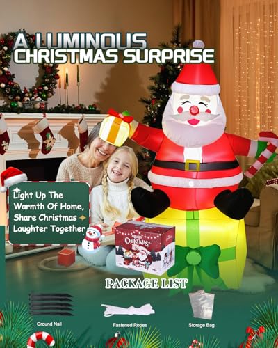 Christmas Inflatable Snowman with Penguin Yard Decoration with LED Lights K4000