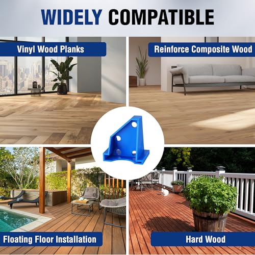 WORKPRO 40-Pack Floor Spacers, 2 in 1 Laminate Flooring Tool with 1/2" & 1/4" Gaps R905297