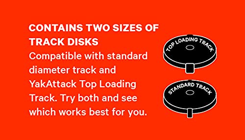 YakAttack DoubleHeader Dual RotoGrip Paddle Holders for Kayak Tracks Y153
