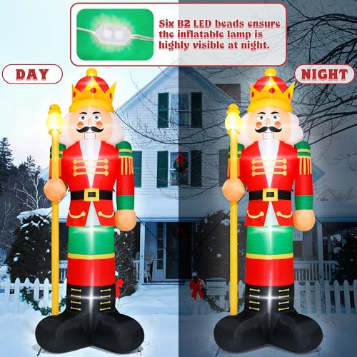 16FT Christmas Inflatable Snowman with LED Lights Outdoor Yard Decor N561071