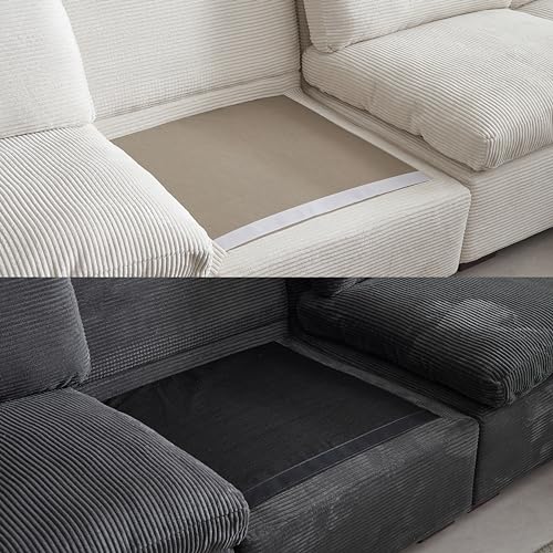 131" Oversized Modular 6-Seater Cloud Sectional Sofa with Reversible Chaises Q698