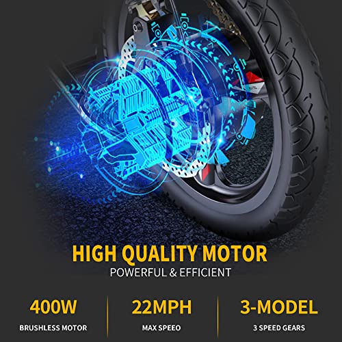 EBKAROCY Foldable Electric Bike for Adults, 400W Motor, 48V 15AH Removable Battery S109155