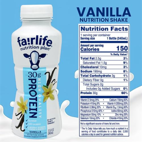 Fairlife Protein Shakes Chocolate 8-Pack 11.5 oz with Sleeve T50500