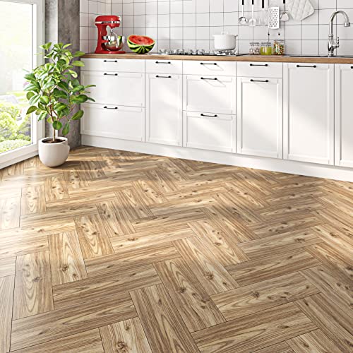 Livelynine 6x36 Vinyl Flooring Peel and Stick Planks Waterproof Wood Look E882