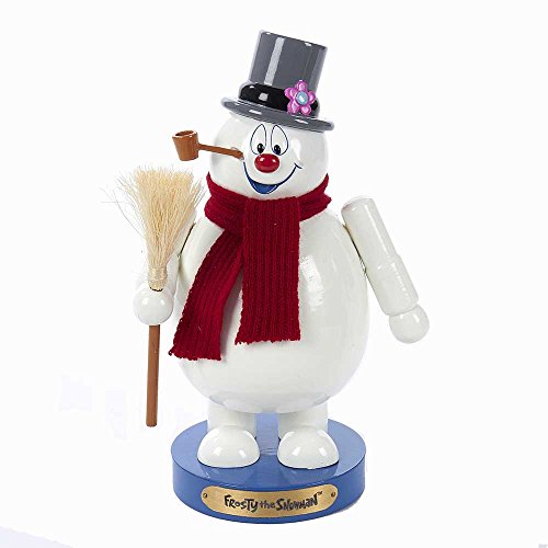 Kurt Adler 10" Wooden Frosty the Snowman Nutcracker M812586