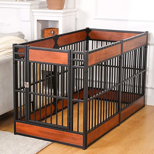 Dog Playpen, 31.5" Height Dog Pen Indoor, Heavy Duty, Safe and Sturdy, Furniture Style Puppy Pen