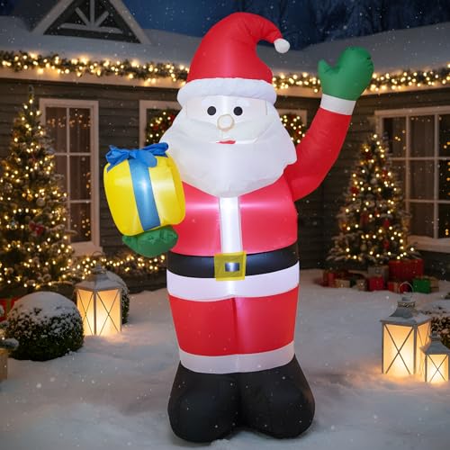 4 FT Christmas Snowman Inflatable with LED Lights Indoor Outdoor Decor E952