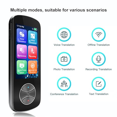 Language Translator Device 137+ Languages Offline Two Way Instant F831