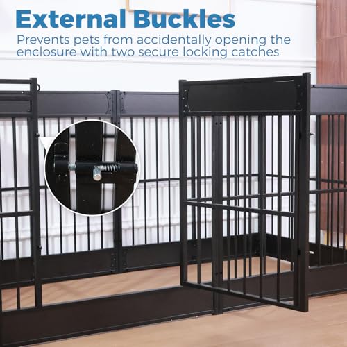 Dog Playpen 31.5" Indoor Heavy Duty Furniture Style Puppy Pen K408