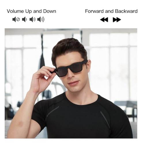 OhO Smart Glasses Polarized Sunglasses with Bluetooth Speaker U712