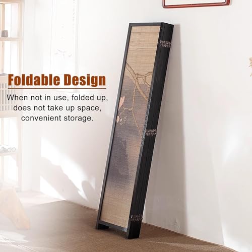Japanese Screen Room Divider 6 Panels Folding Privacy Screen, 175cm Tall L206