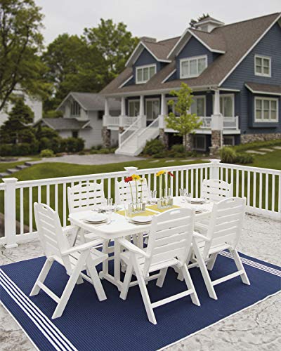 POLYWOOD Nautical 7-Piece Dining Set, Sand Z672986